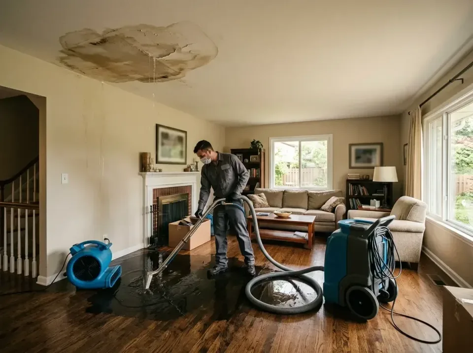attic-pipe-burst-ceiling-drip-008 — frequently asked questions, Water Damage Restoration & Carpet Care in Redmond, WA
